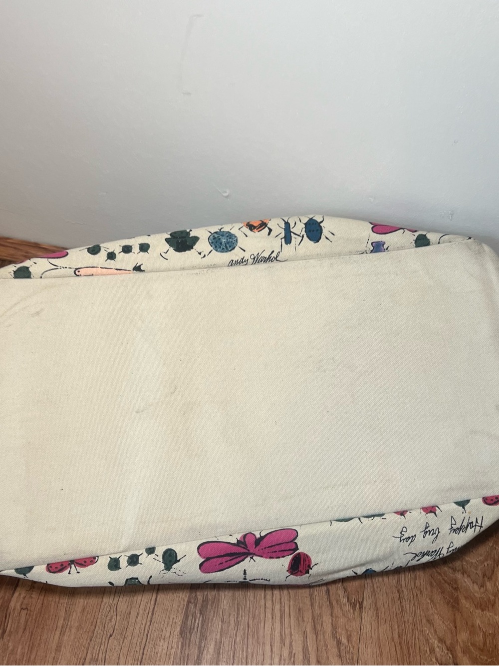 Andy Warhol RARE ‘happy Bug Day’ Duffel Bag Canvas Large - Picture 11 of 11